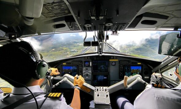How do pilots navigate during a flight?
