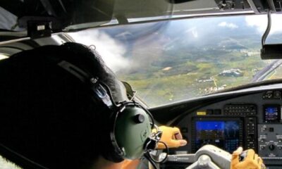 How do pilots navigate during a flight?