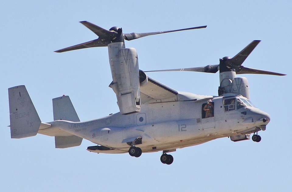 US Marine Osprey crashes during drills in Australia