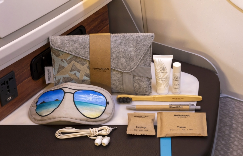 Hawaiian Airlines to Debut New Amenity Kits and Soft Goods