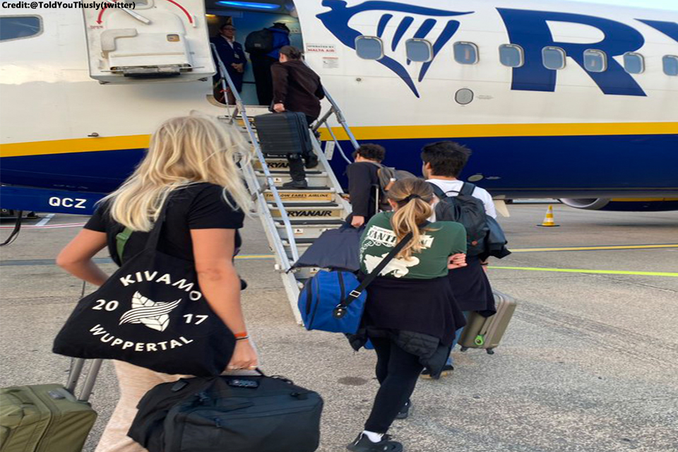 Ryanair's Cheeky Response to Passenger's Stair Complaint: 'Bring Your Own Plane'