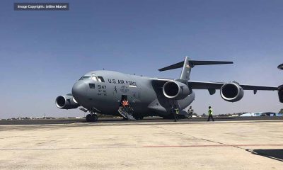 US deports illegal immigrants to India aboard C-17 aircraft. Trump administration deportation U.S. military deportation flights Deportation to India Illegal immigration enforcement Immigration policies under Trump Military aircraft for deportations Cost of deportation flights Asian immigrants deported from U.S. Stricter immigration rules Pentagon deportation initiatives