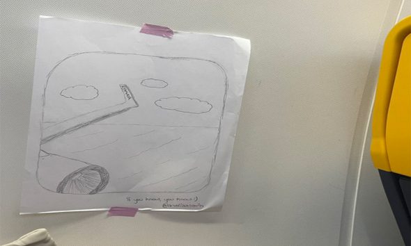 Passenger Attempts To Troll Ryanair With Artwork, airline has a savage response