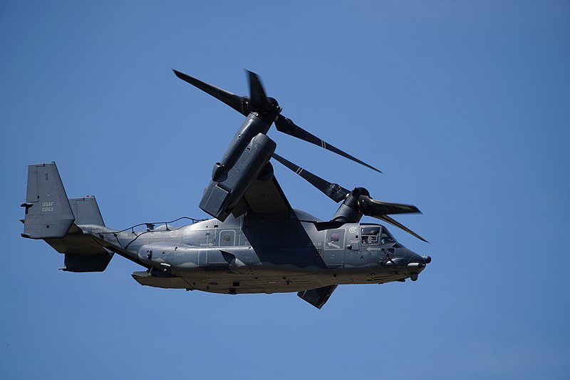 US military Osprey crashes off in Japan with 8 on board