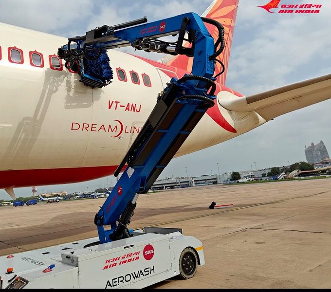 Air India launches robotic-enabled eco-friendly aircraft cleaner