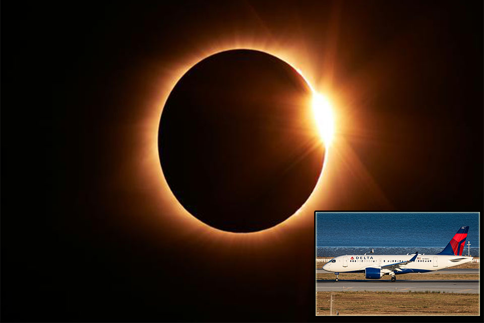 Delta Offer Special Flight for Solar Eclipse Viewing