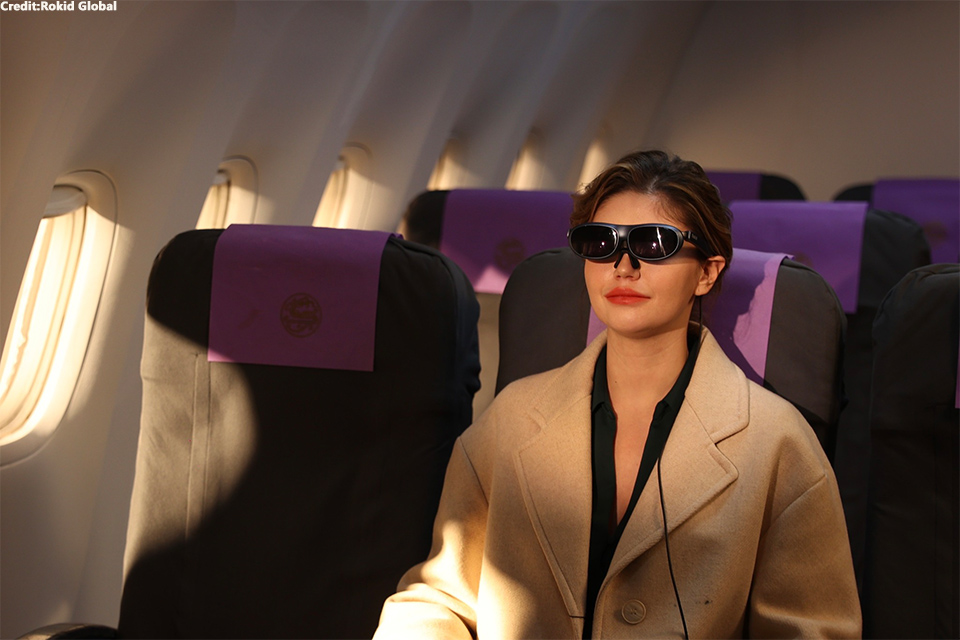 Say goodbye to traditional screens: First Airline to Offer Rokid AR Glasses for In-Flight Entertainment