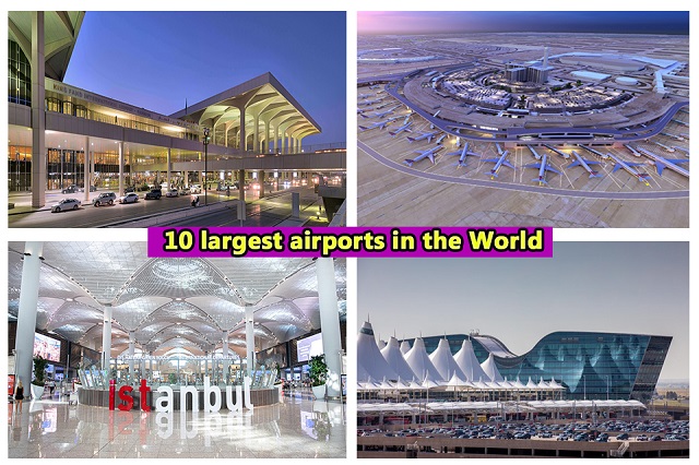 Top 10 largest airports in the World for 2024