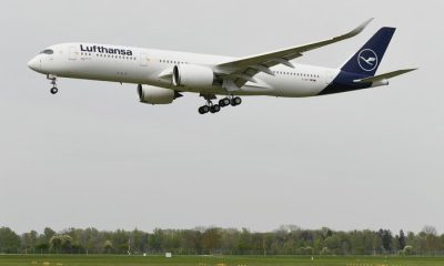 Lufthansa Takes First A350 Flight with New Allegris Cabin
