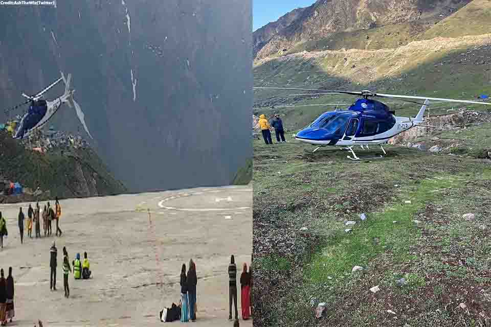 Pilot's Miraculous Escape: Helicopter Spins Mid-Air During Kedarnath Landing