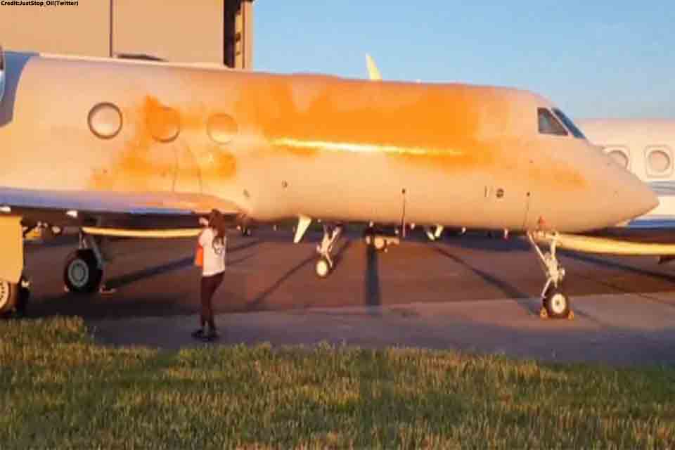 Climate Activists Target Taylor Swift’s Private Jet in Spray-Paint Protest at Stansted