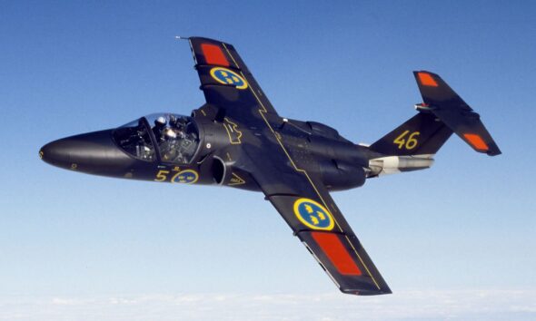 This aircraft have served for more than 60 years with the Swedish Air Force.