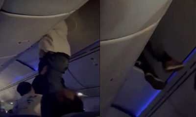 Passenger struck in the ceiling after plane hit severe Turbulence