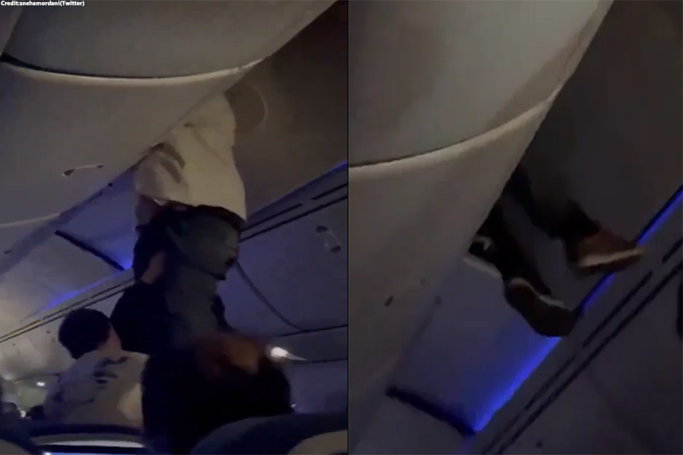 Passenger struck in the ceiling after plane hit severe Turbulence