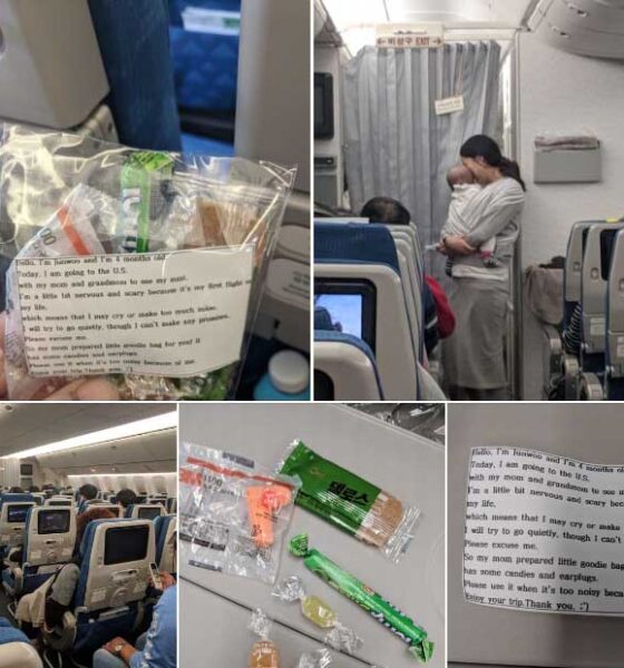 Mom Prepares 200 Gift Bags with Earplugs and Candy for Passengers in Case Her 4-Month-Old Cries