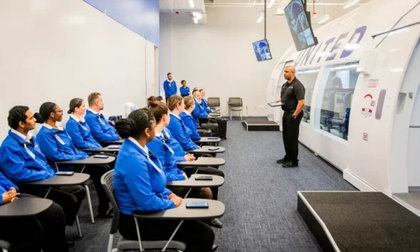 United Airlines Opens New High-Tech $16 Million Flight Attendant Training Hub
